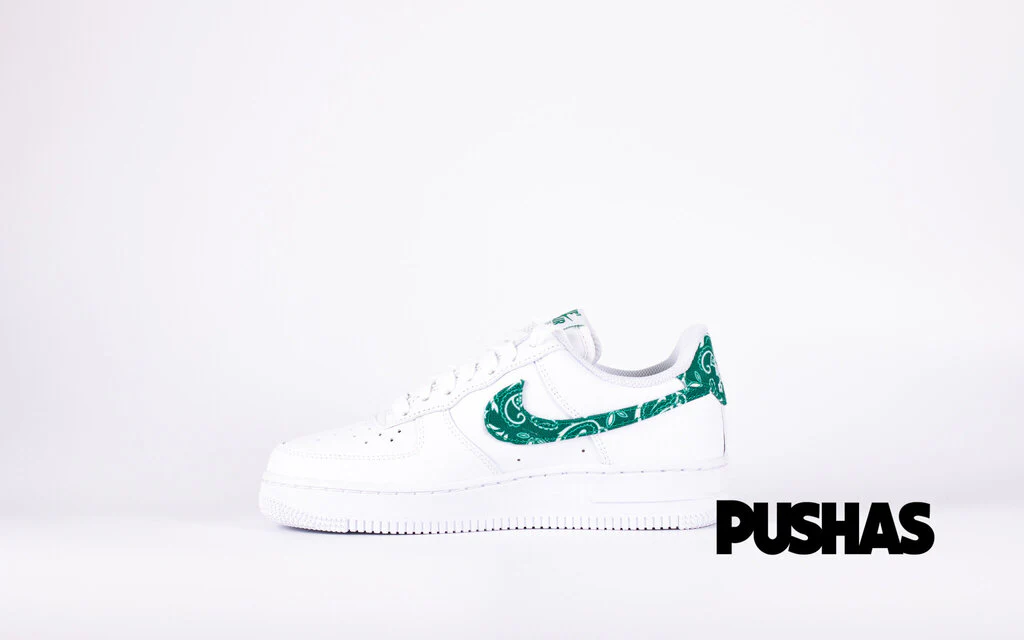 Air Force 1 Low '07 'White Green Paisley' W (2022) - Image 4