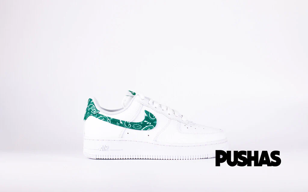 Air Force 1 Low '07 'White Green Paisley' W (2022) - Image 5