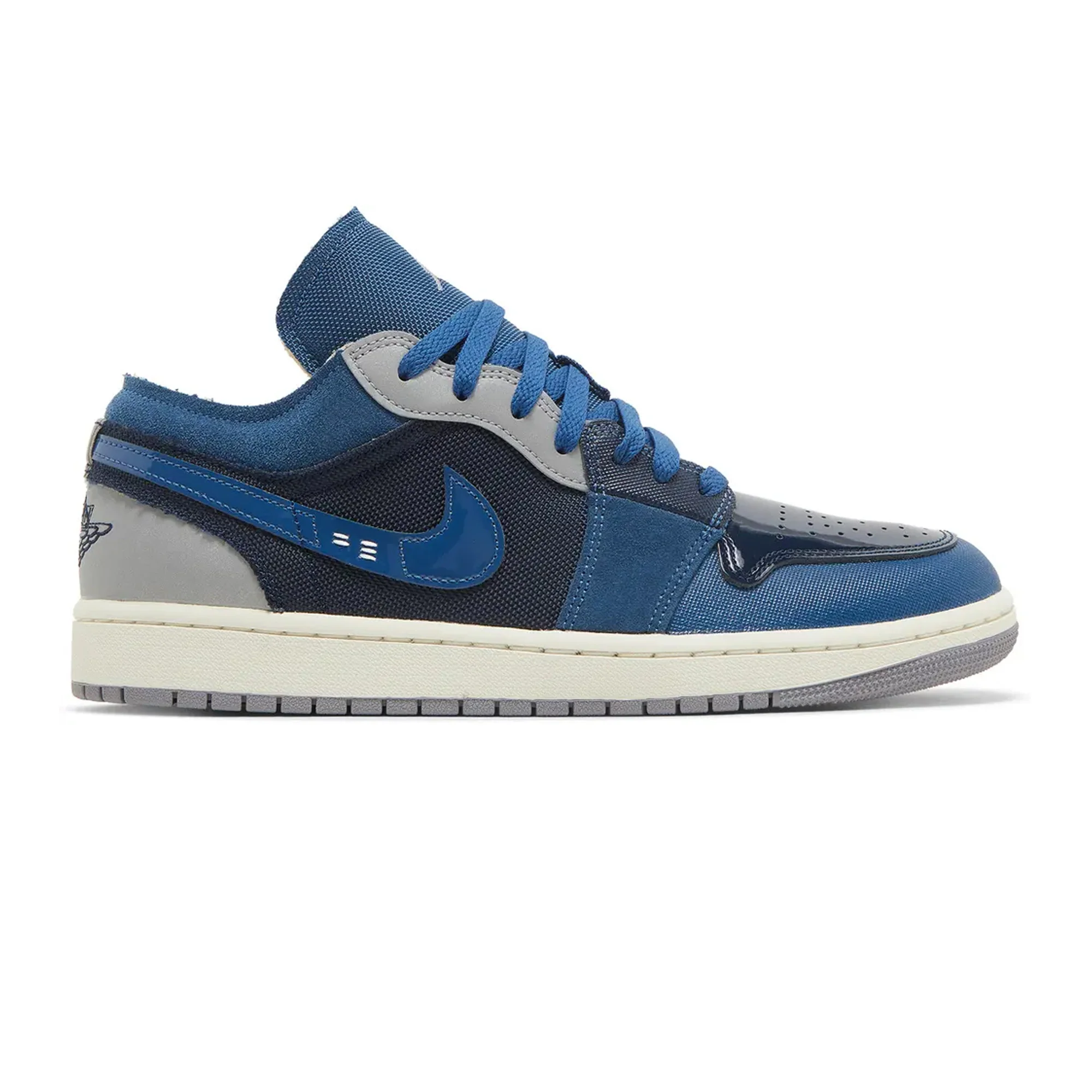 Air Jordan 1 Low SE Craft 'Obsidian French Blue Ashen Slate White' (2023)