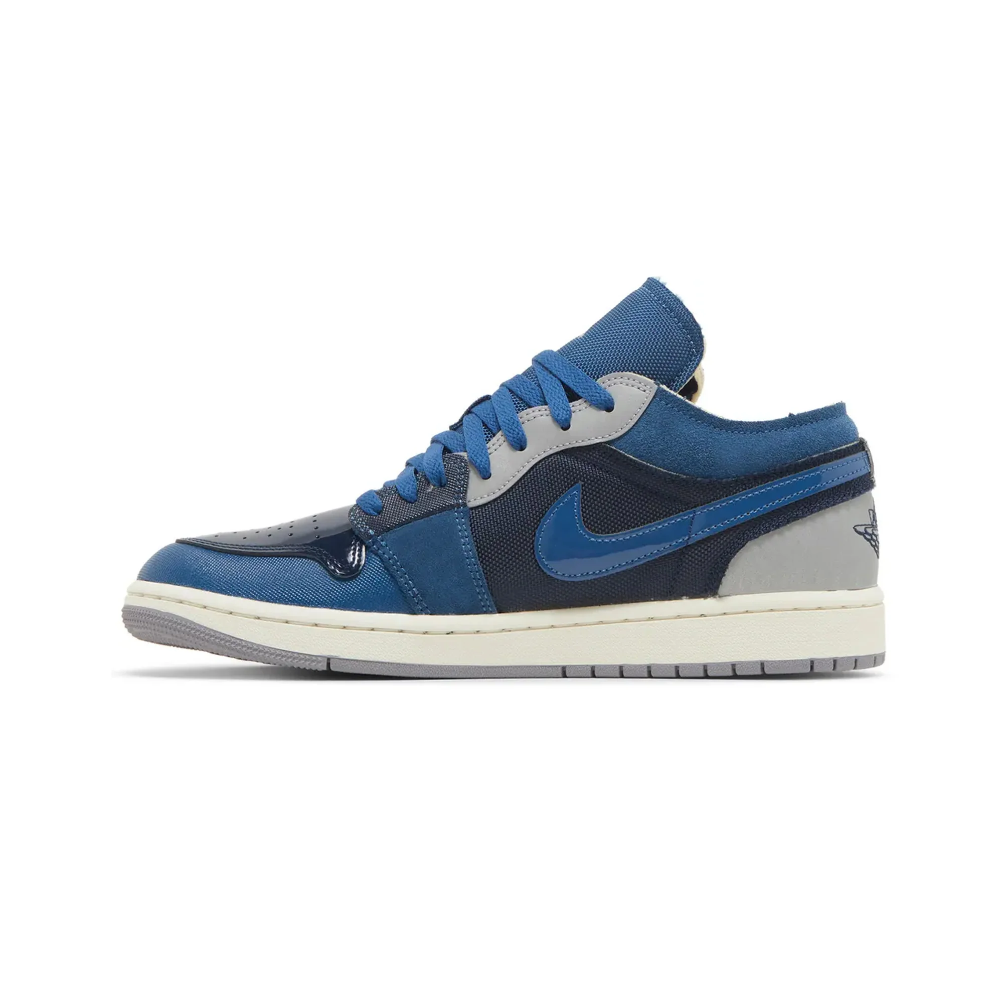 Air Jordan 1 Low SE Craft 'Obsidian French Blue Ashen Slate White' (2023) - Image 3