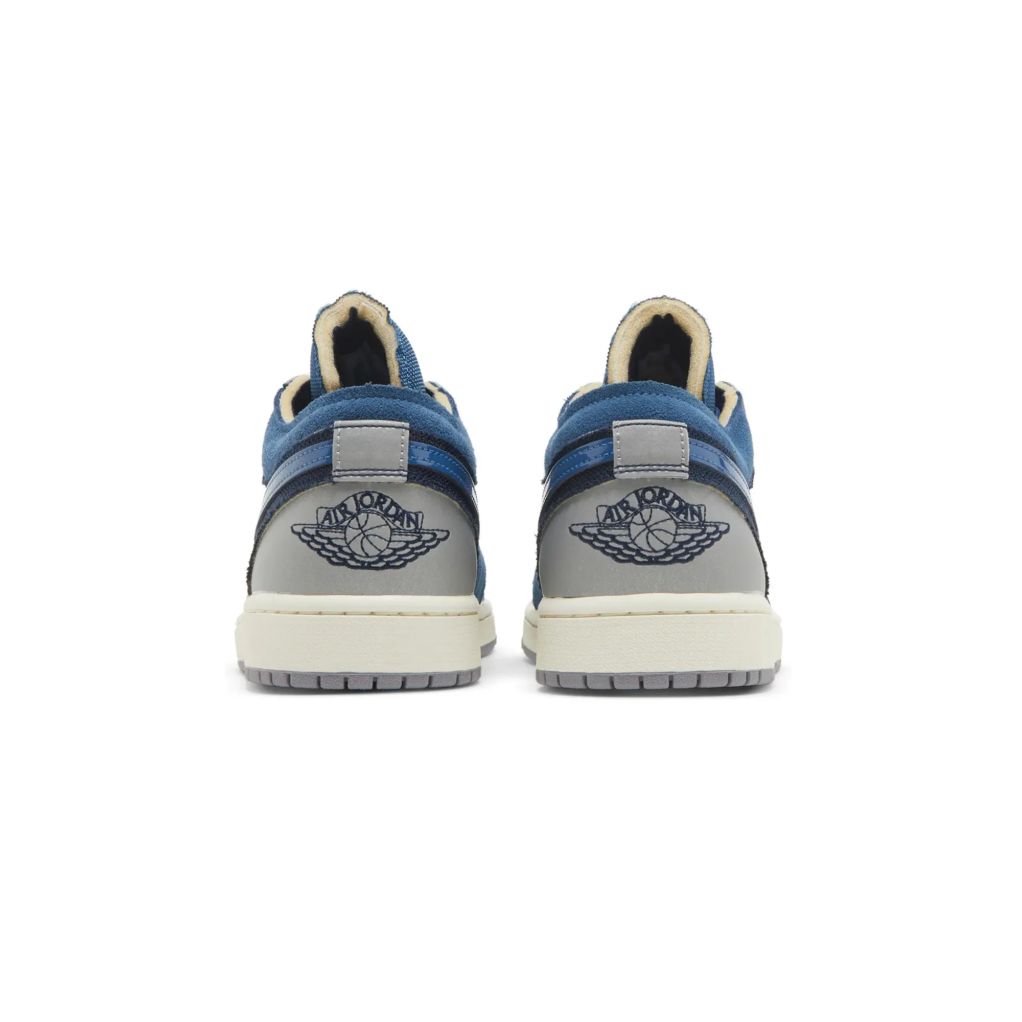 Air Jordan 1 Low SE Craft 'Obsidian French Blue Ashen Slate White' (2023) - Image 4