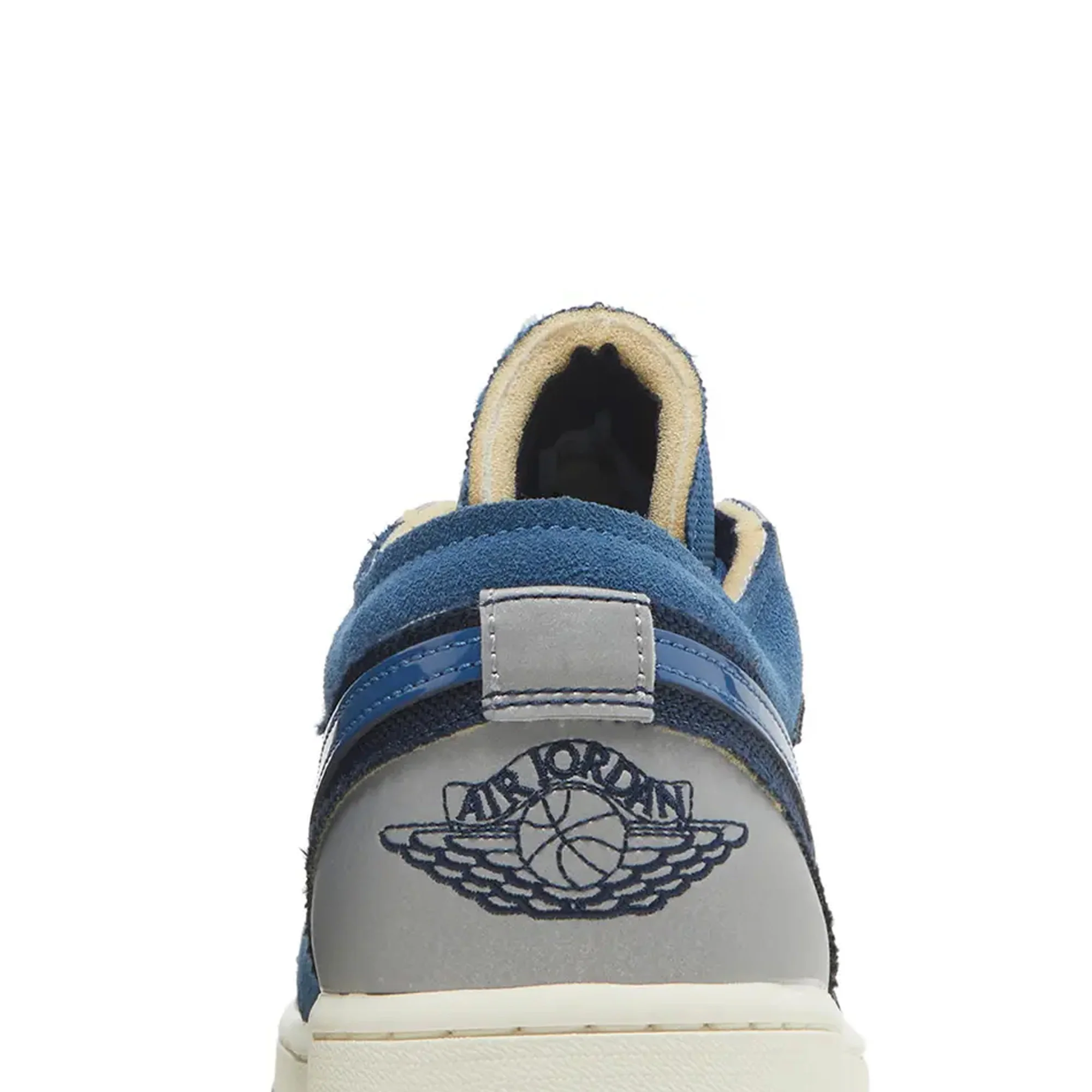 Air Jordan 1 Low SE Craft 'Obsidian French Blue Ashen Slate White' (2023) - Image 7
