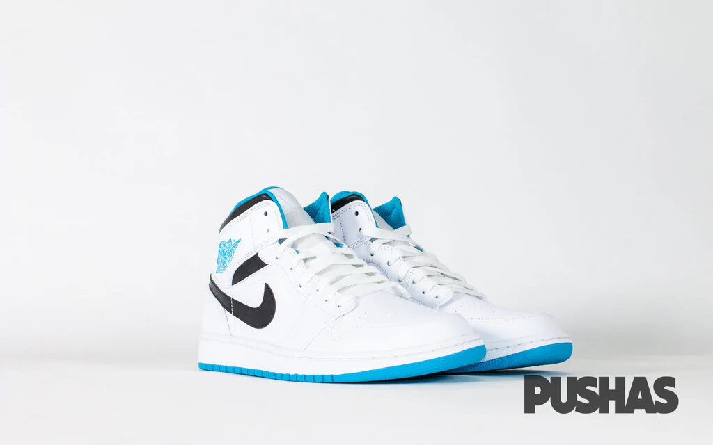 Air Jordan 1 Mid 'Laser Blue'