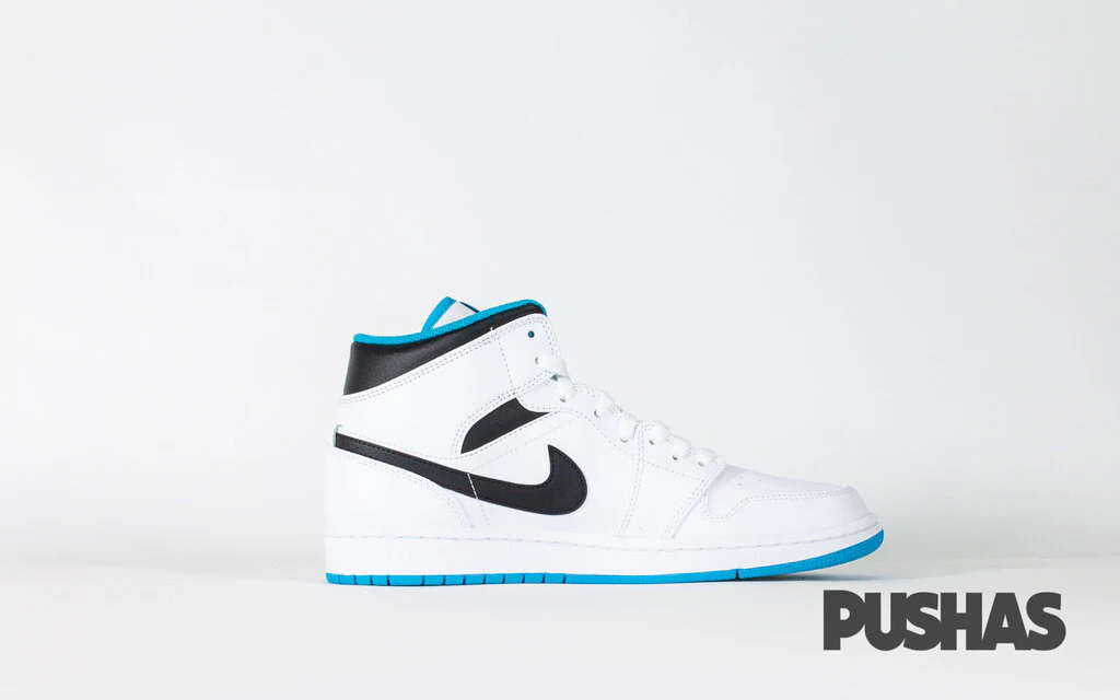 Air Jordan 1 Mid 'Laser Blue' - Image 4