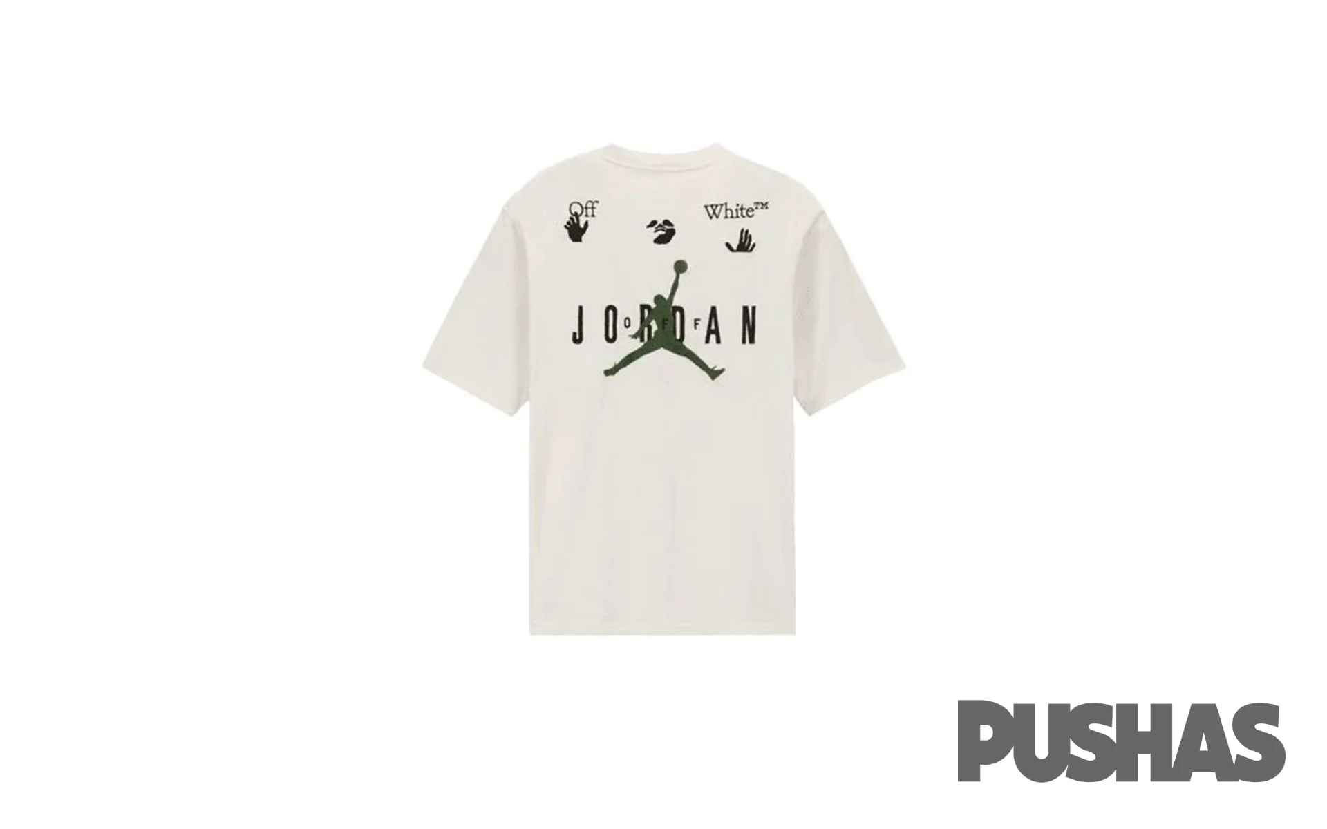 Air Jordan x Off-White T-Shirt 'Sail' (2021) - Image 2