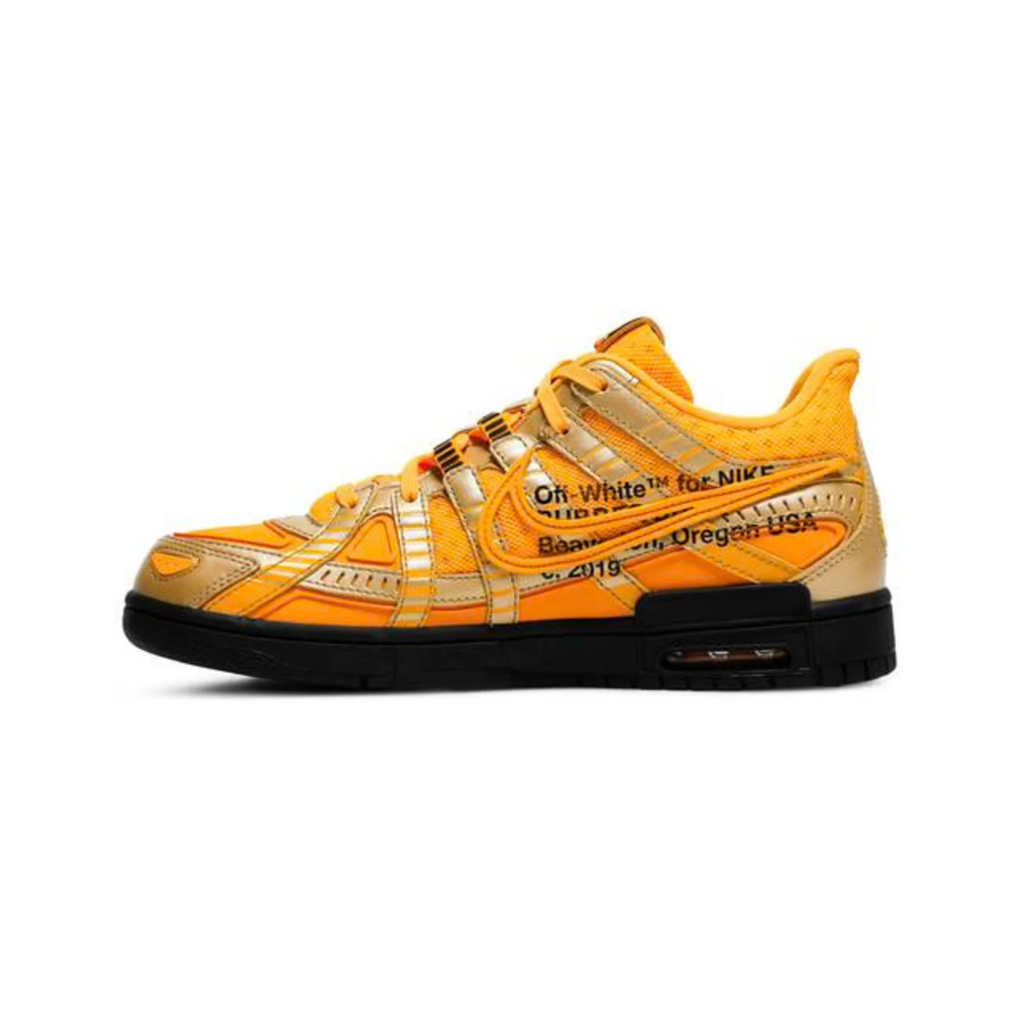 Air Rubber Dunk Off-White 'University Gold' - Image 3