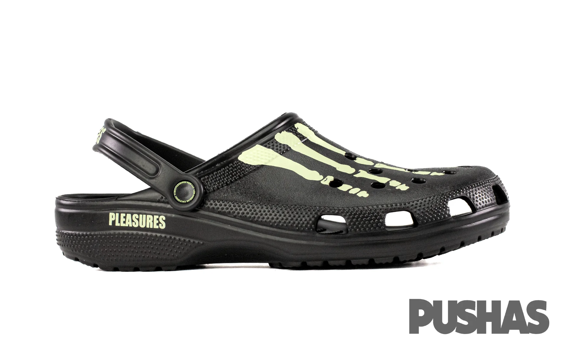 Classic Clog x Pleasures Skeleton 'Black Glow' (2022) - Image 2