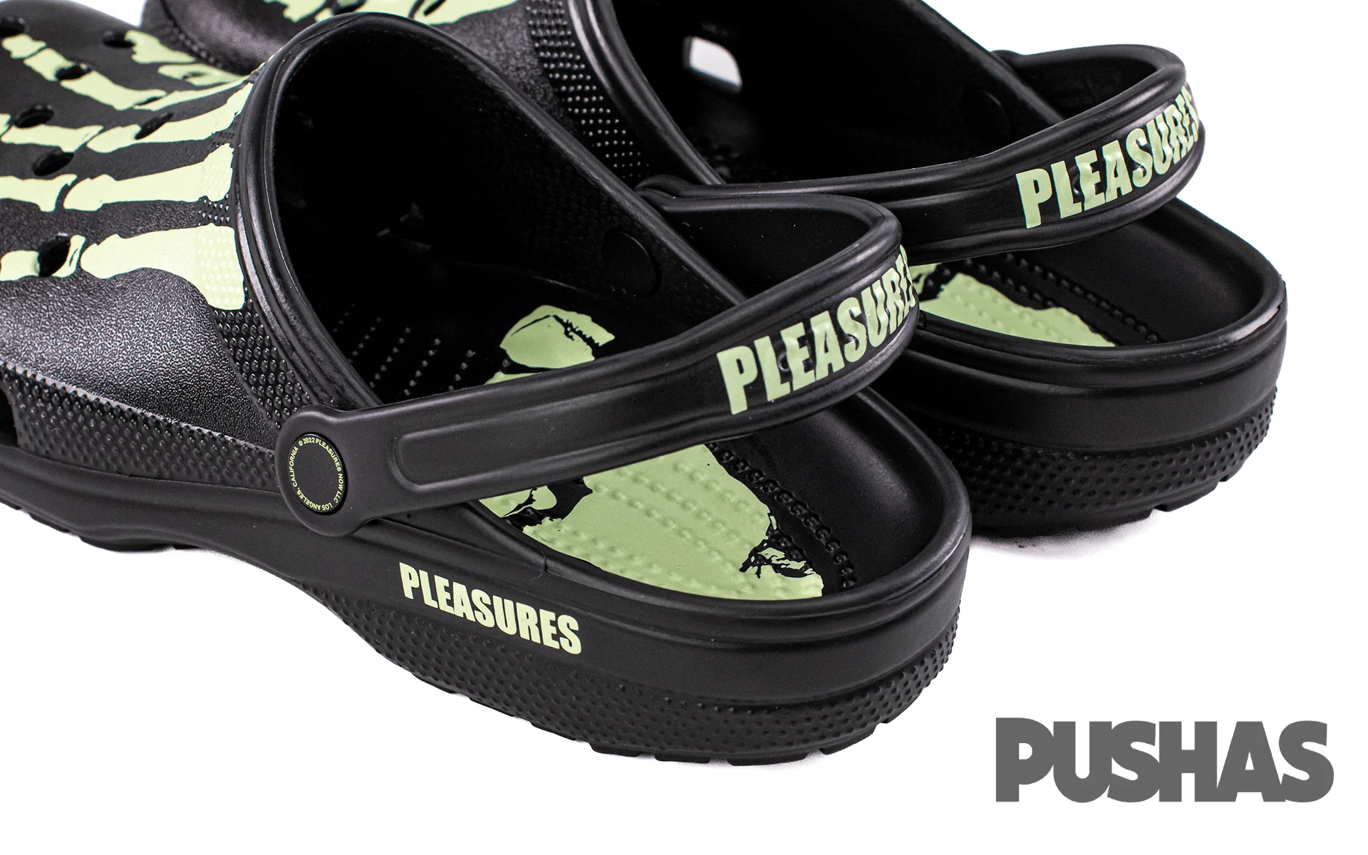 Classic Clog x Pleasures Skeleton 'Black Glow' (2022) - Image 8