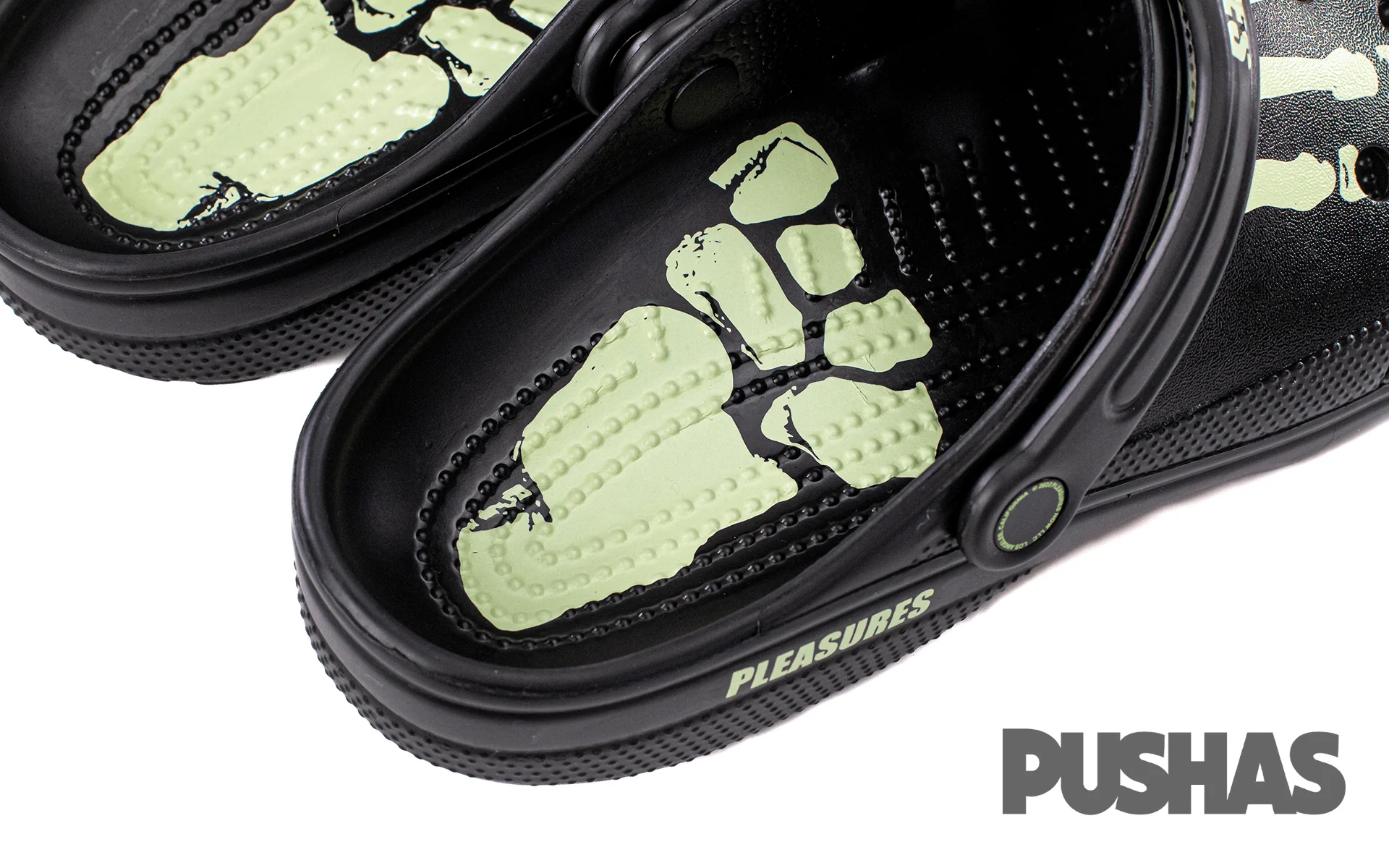 Classic Clog x Pleasures Skeleton 'Black Glow' (2022) - Image 9