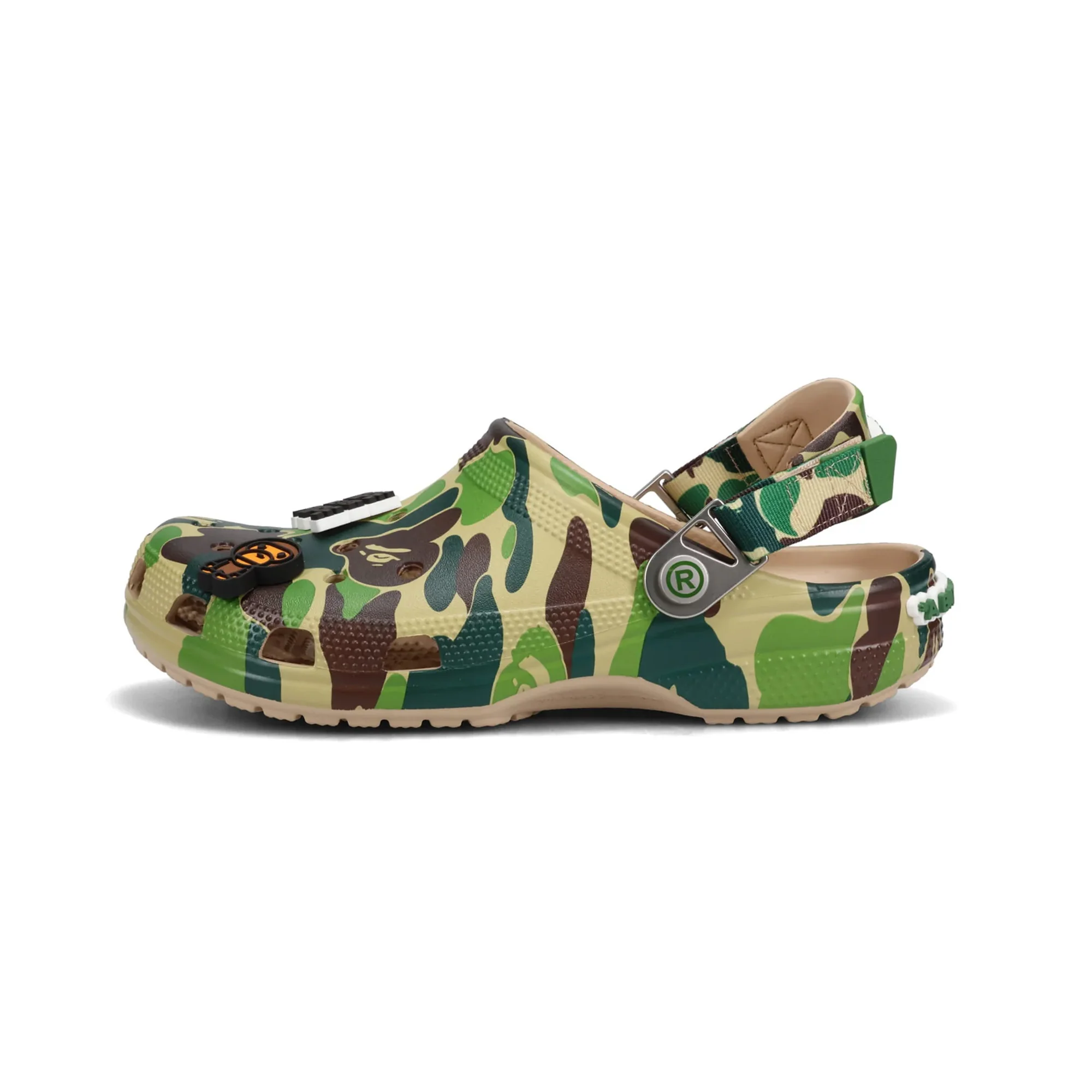 Crocs Classic Clog A Bathing Ape 'ABC Camo Green' (2025) - Image 3