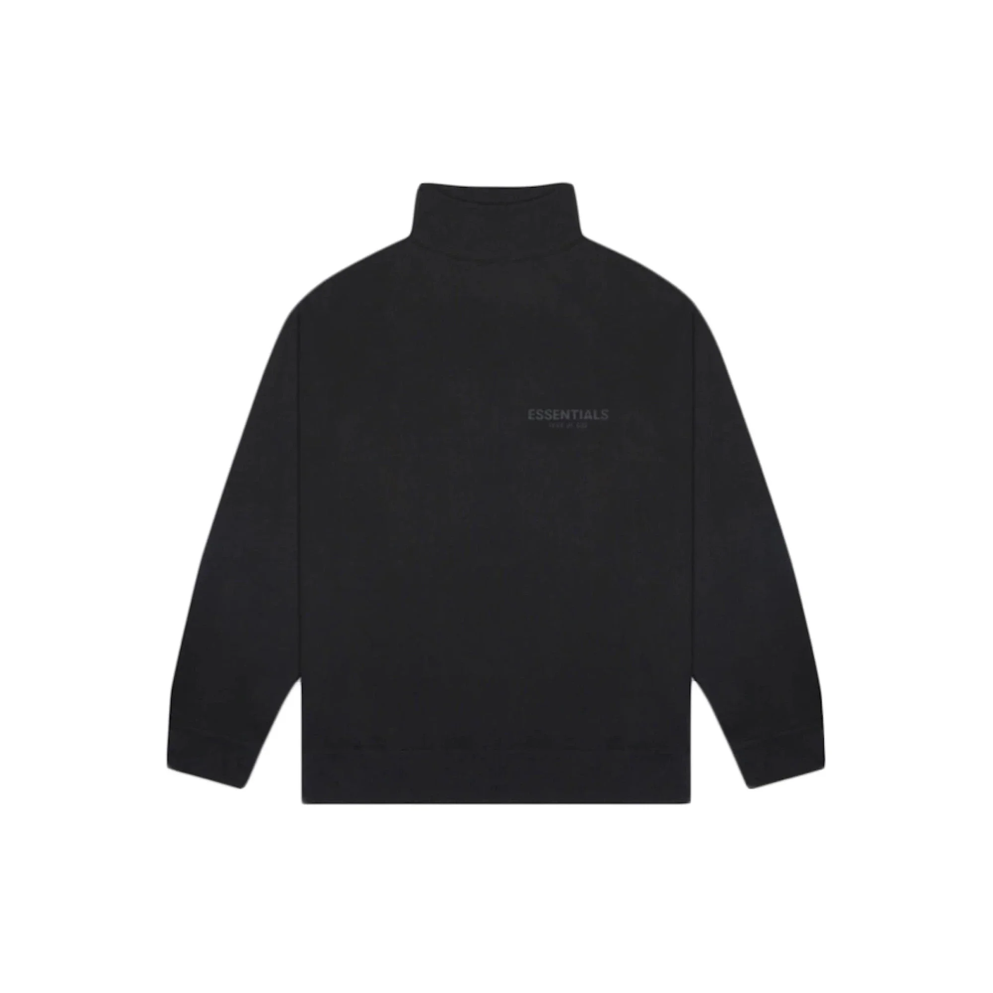 ESSENTIALS Mock Neck 'Black' SS20