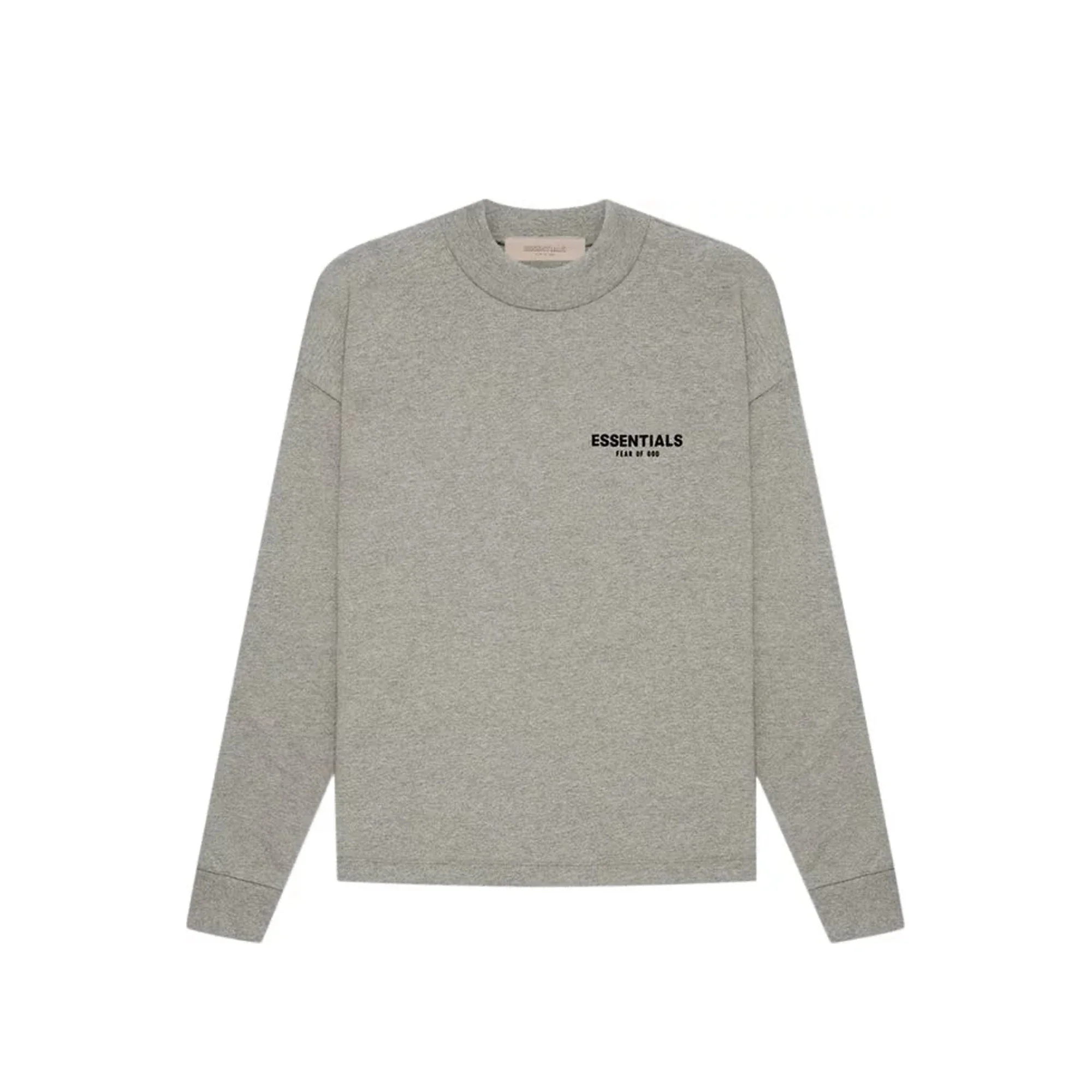 ESSENTIALS Pull-Over Crewneck 'Dark Oatmeal' SS21 - Image 2