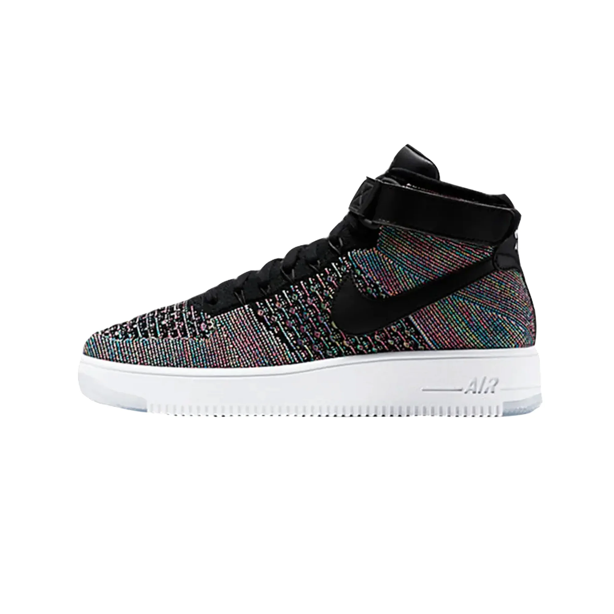 Nike Air Force 1 Mid Flyknit 'Multi-Color Black' (2016) - Image 3
