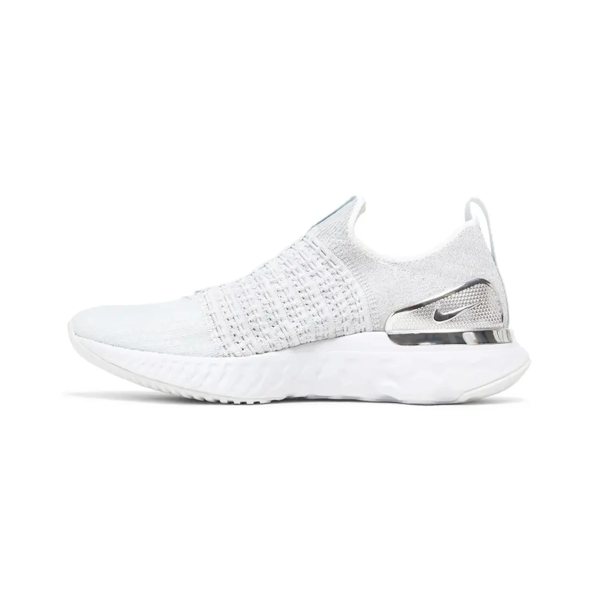 Nike React Phantom Run Flyknit Premium 'Pure Platinum White' W (2020) - Image 3