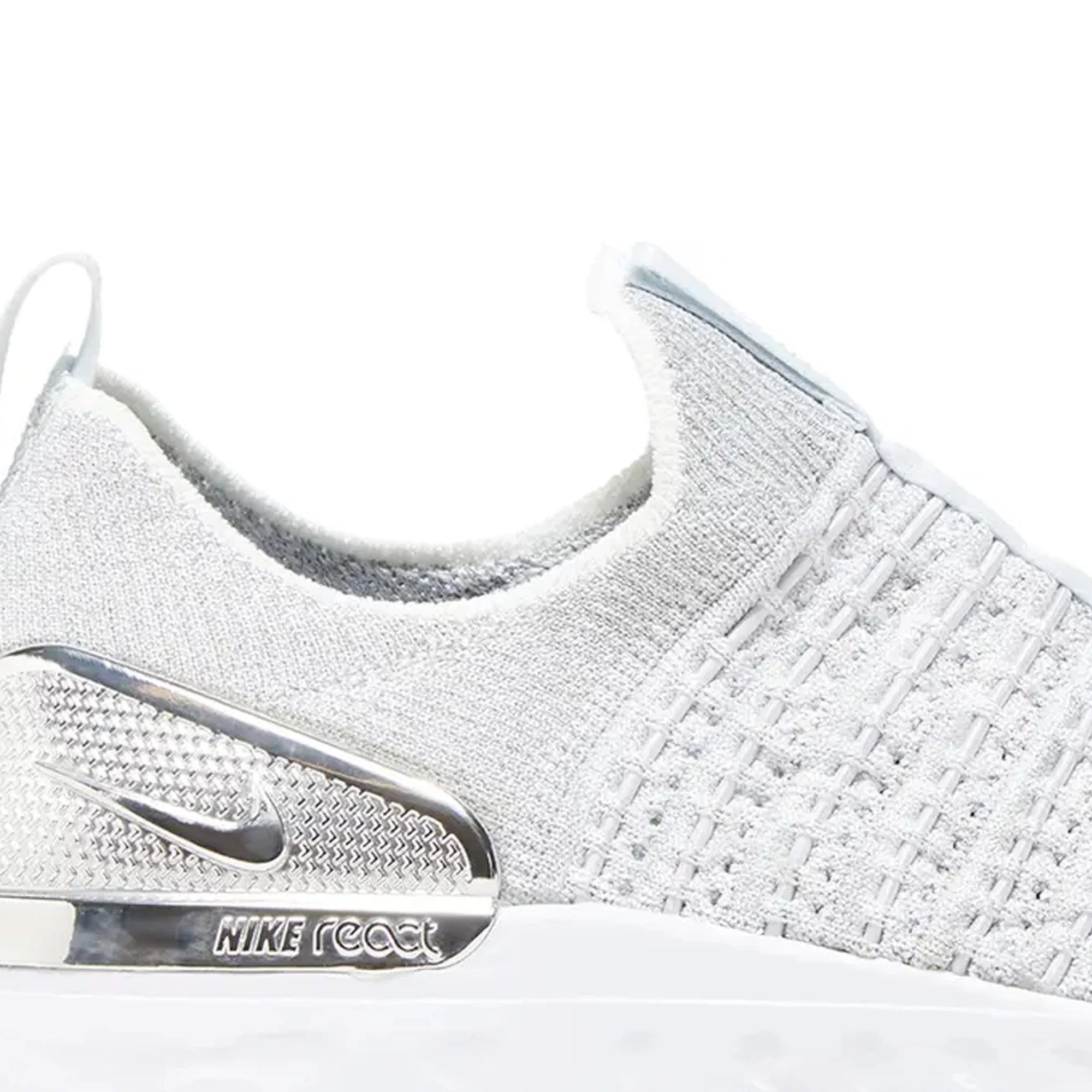 Nike React Phantom Run Flyknit Premium 'Pure Platinum White' W (2020) - Image 6