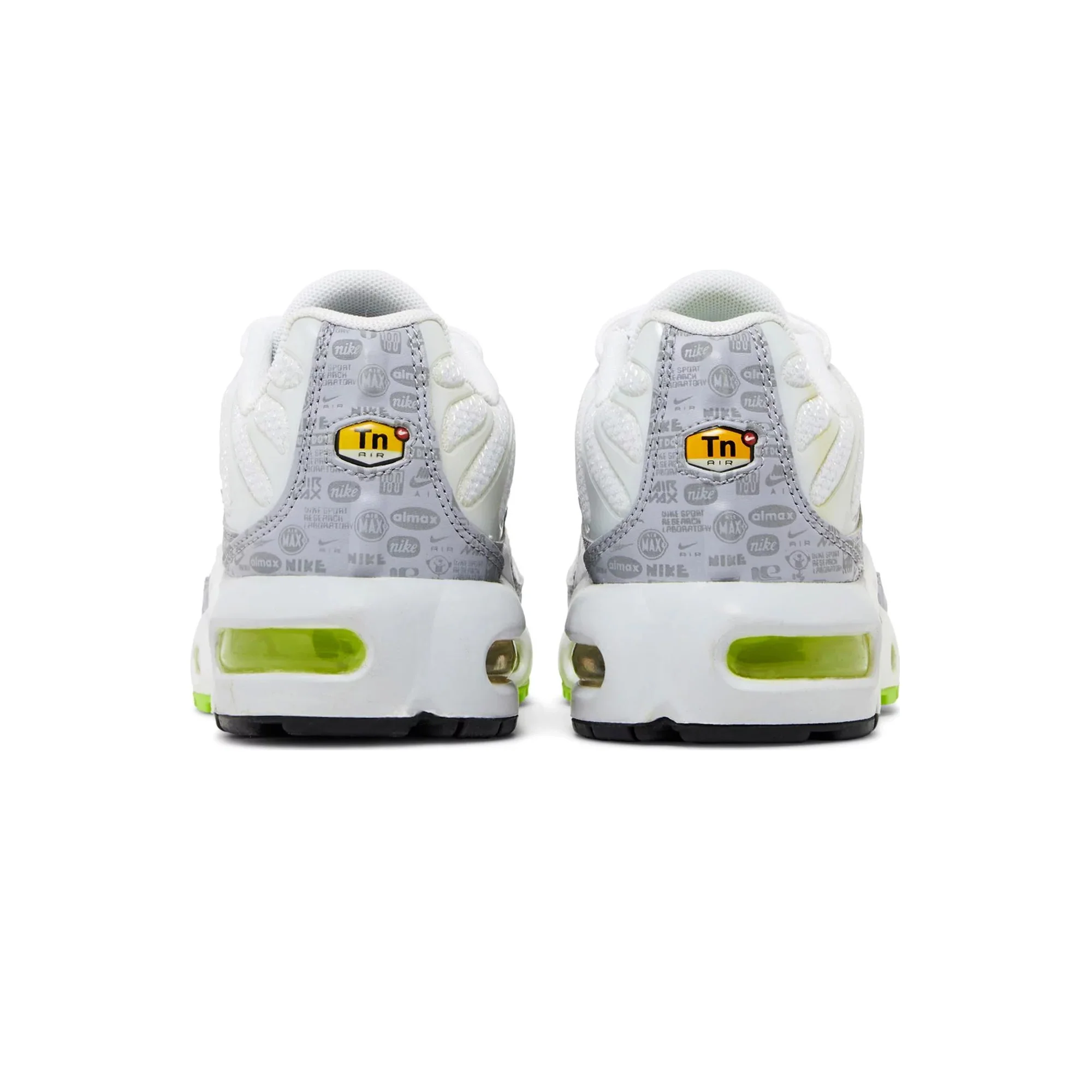 [Refurbished] Air Max Plus TN 'Retro Air Max Logos / Reflective White Volt' GS (2021) - Image 4