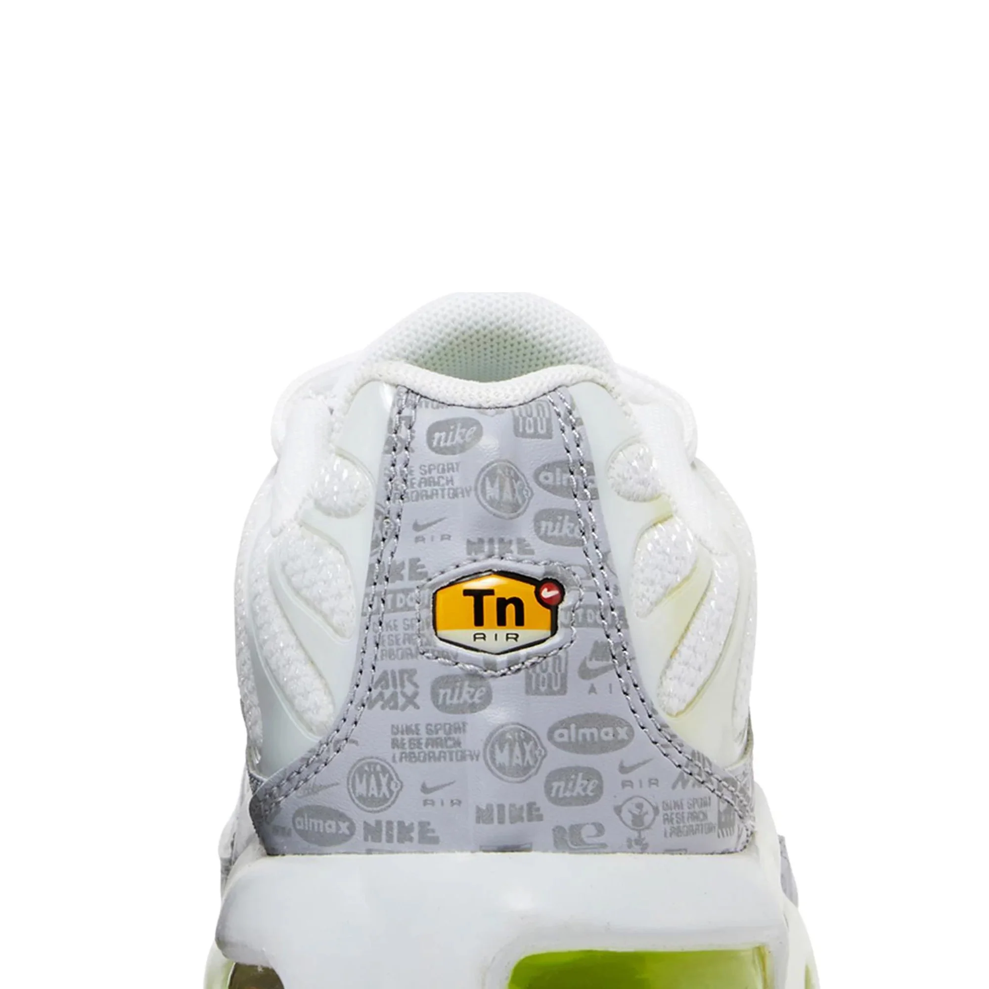 [Refurbished] Air Max Plus TN 'Retro Air Max Logos / Reflective White Volt' GS (2021) - Image 7